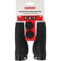 Simson Handvatten Easy Grip Zwart Lang/Lang