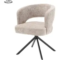 Tower Living Eetkamerstoel Mura - Beige Stof - 62x60x81cm