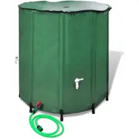 Mira Waterton - Regenton - Watertank - Opvouwbare Regentank - 750 L - Groen - 100cm x 100cm x 100cm
