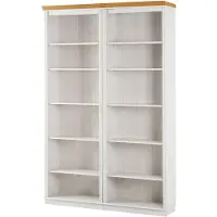 Notio Living Anita- Boekenkast in klassiek landhuisdesign van grenenhoutH WH