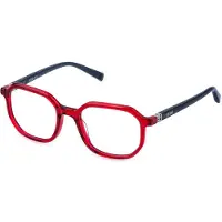Sting Bril - - VSJ758 - Transparant rood glanzend - 48-18-130 - Junior acetaat