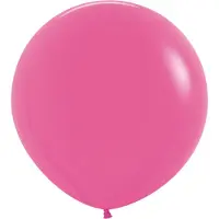 Sempertex , grote ballon, Latex, Fuchsia, 60 cm, 1 stuk(s)