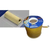 Stomil Sanok - Zelfklevende Tochtstrip - Type D - 12x10 mm - 50 meter - EPDM Rubber - Bruin
