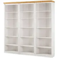 Notio Living Anita- Boekenkast in klassiek landhuisdesign van grenenhoutK WH