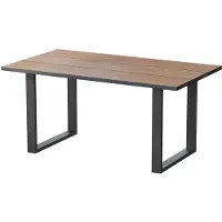 Vicco Avido Eettafel – 160 x 90 cm Krachtige eik goud