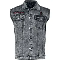 Rock Rebel by EMP - Rock Bodywarmer - Free Spirit Weste - S tot L - voor Mannen - zwart | Maat M