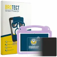 BROTECT - privacy screenprotector voor LETGOSPT Kids Tablet 10.1" - Folie Beschermfolie Blauwlichtfilter