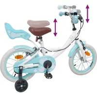 vidaXL Kinderfiets 16 Inch voor 4-6 jaar oud Wit