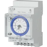 Eaton analoge tijdschakelklok 1 schakelaar wekelijks kwarts DIN rail - 167392