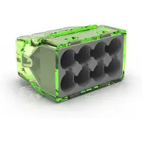 Conex 8-Weg Transparante Duwdraadconnector 0.2-2.5mm² - CH 2180 [50 Stuks]
