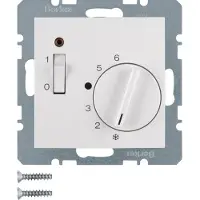 Hager Berker kamerthermostaat 24V met verbreekcontact - 20318989
