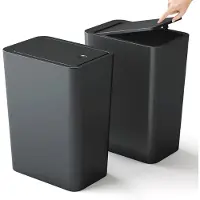 OEM Compacte, geurloze afvalbakset voor keuken en badkamer, met een veermechanisme