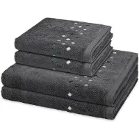 Ross Sonstiges 2 X handdoek 2 X douchehanddoek - in set 4 pack Stoneline