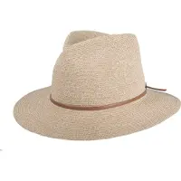 Hatland - Evandro - Toyo hoed - Natural - Maat XL - Unisex