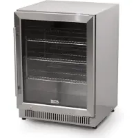 HCB - Barkoeling - klapdeur - outdoor - 150 liter - RVS / INOX - 230V - 49 kg - 6824
