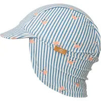 Fresk UV 50+ Zonnehoed voor kinderen 62 – Beschermende Reishoed – Hoofdbescherming Jongens - Blauw - Stripes & Crabs