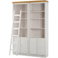 Notio Living Anita- Boekenkast in klassiek landhuisdesign van grenenhoutG WH