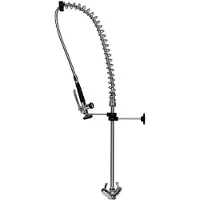 HCB Professionele Horeca kraan - Voorspoeldouche - mengkraan keuken - spoelkraan chroom - Voorspoel kraan douche - 36x14x103 cm (DxBxH) - 7 kg - 8739