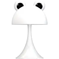 Luxus Tafellamp Nachtlamp Kinderkamer Froggy - Wit - Nachtlampje baby - Voor kinderen - Slaapkamer - 7 kleuren licht - RGB - Draadloos - Oplaadbaar