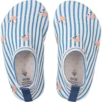 Fresk Zwemschoenen 23/24 -UV 50-bescherming – Antislip Strandschoenen – Quick Dry – Waterschoenen voor Kinderen – Elastische Pasvorm Jongens - Blauw - Stripes & Crabs