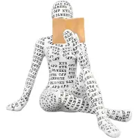 OEM Elegant decoratief beeld van een vrouw die leest, geschikt voor woon- en kantoomgevingen