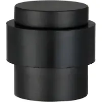 Intergriff Deurstopper voor vloermontage 25x30mm mat zwart PVD gecoat