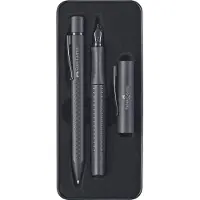 Faber-Castell Grip Gift Box Balpen en vulpen Blauw