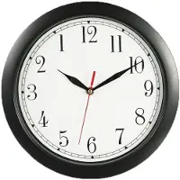 OEM Spiegelklok voor aan de muur, ongeveer 29 cm, met lederen details. Deze klok loopt achteruit. Artikelnummer: 74