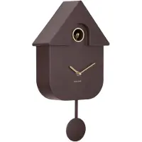 Karlsson - Wandklok Modern Cuckoo Oro Bruin