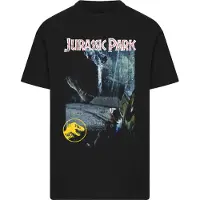 Merchcode Shirt 'Jurassic Park T-Rex' gemengde kleuren / zwart