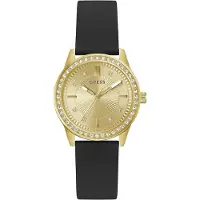 GUESS Analoog horloge 'MARGO' goud / zwart