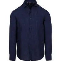 State of Art Donkerblauw overhem wijde fit