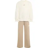 Adidas Trainingspak 'Seasonals' donkerbeige / wit