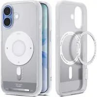 Spigen Ultra Hybrid Backcover MagSafe voor de Apple iPhone 17 - Classic Silver