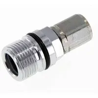 Tameson Stalen DN 10 Hydraulische Koppeling Snelkoppeling G 3/8 inch Binnendraad ISO 14541 D M28 x 2