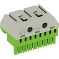 ABB ZK82G Klemmenstrook PE 8 1 - 5-4mm Schroefloos - 1SPE007715F9713 [2 stuks].