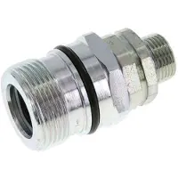 Tameson Stalen DN 12.5 Hydraulische Koppeling Snelkoppeling 12 mm S Knelring ISO 14541/8434-1 D M36 x 2