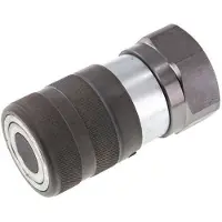 Tameson Stalen DN 25 Vlakdichtende Koppeling Snelkoppeling G 1 1/4 inch Binnendraad ISO 16028 D 36mm