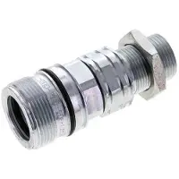 Tameson Stalen DN 20 Hydraulische Koppeling Snelkoppeling 22 mm L Knelring Schotkoppeling ISO 14541/8434-1 D M42 x 2