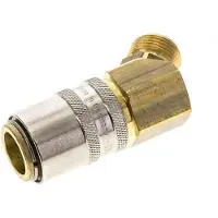 Tameson Messing DN 9 Tempereerkoppeling Snelkoppeling G 3/8 inch Buitendraad 45-deg