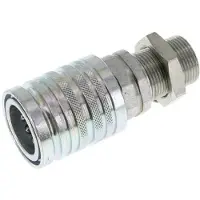 Tameson Stalen DN 12.5 Hydraulische Koppeling Snelkoppeling 16 mm S Knelring Schotkoppeling ISO 7241-1 A/8434-1 D 20.5mm