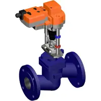 Belimo Klepafsluiter 30mm Flens DN100 Kvs145 24VAC/DC Fail-Safe NC/NO 150s 2-10V 2000N IP54 H6100SP/AVK24A-SR-TPC