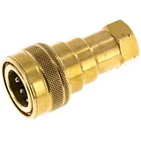 Tameson Messing DN 10 Hydraulische Koppeling Snelkoppeling 3/8 inch NPT binnendraad ISO 7241-1 B D 19.1mm