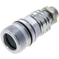 Tameson Stalen DN 20 Hydraulische Koppeling Snelkoppeling 15 mm L Knelring Schotkoppeling ISO 14541/8434-1 D M42 x 2