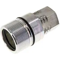 Tameson Stalen DN 31.5 Hydraulische Koppeling Snelkoppeling G 1 1/4 inch Binnendraad D M70 x 3