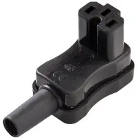 Kaiser Martin Haakse Stekker C15A Zwart - 793/sw [25 stuks]