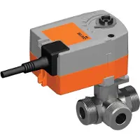 Belimo 3-Weg Regelklep G1-1/4 Kvs4 24VAC/DC Fail-Safe NO 90s 2-10V 2.500Nm IP42 R517/TRF24-SR-O