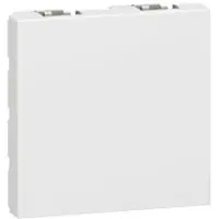 Legrand Mozaïek Antibacterieel Wit Afdekplaat 2 Modules - 078721 [10 stuks]