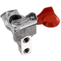 Tameson Aluminium Gladhand Koppeling 2 x M16x1.5 Binnendraad Toevoer (rood) DIN 74254