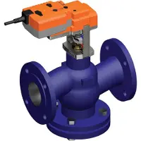 Belimo Klepafsluiter DN80 Flens 18mm Slag Kvs90 24VAC/DC Fail-Safe NC/NO 150s 0-10V 1000N IP54 H679N/NVK24A-SZ-TPC